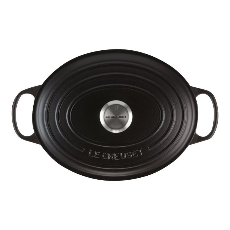 Le Creuset Signature Roaster oval 29cm black Schwarz (21178290000430)