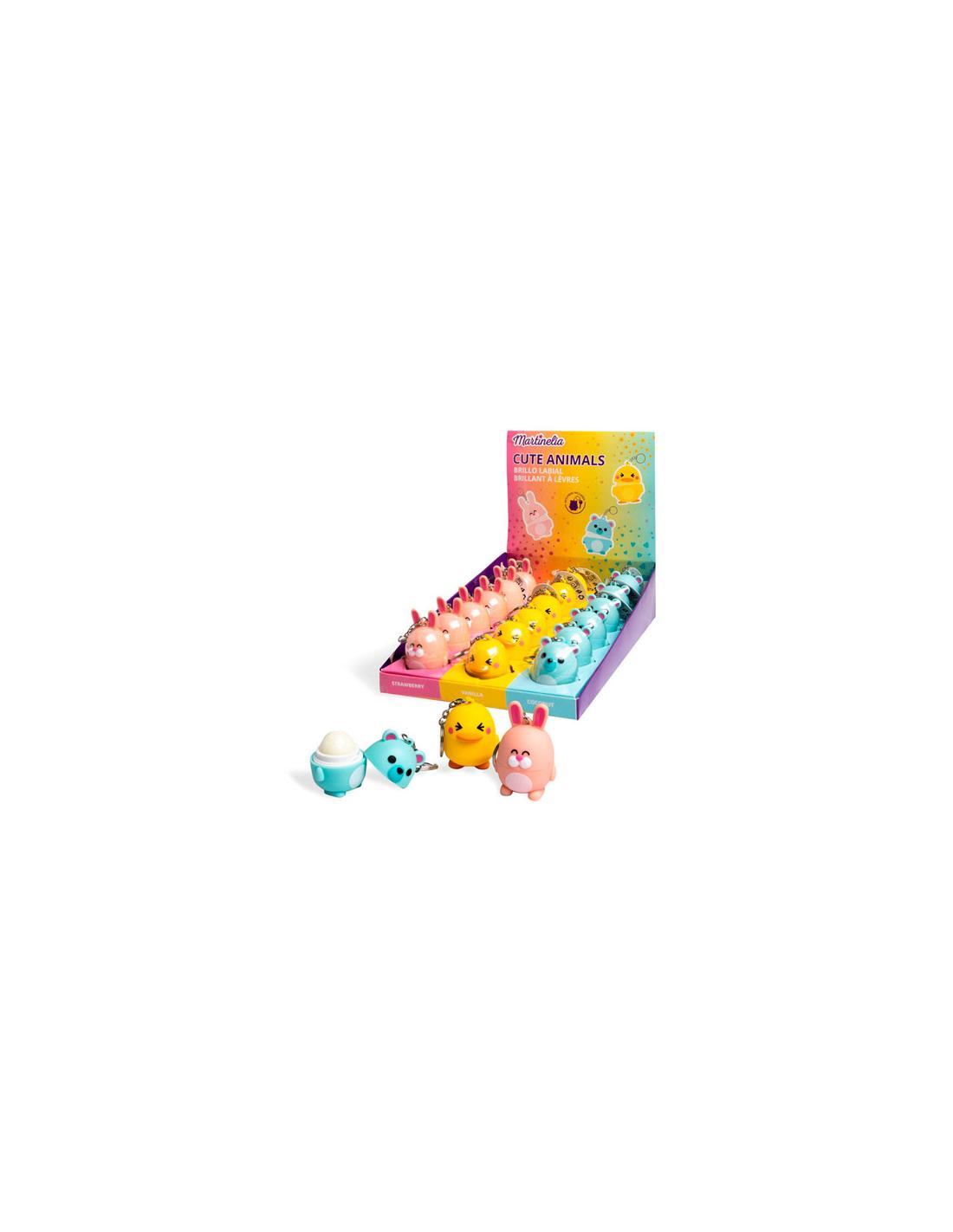 MARTINELIA WORLD ANIMALS LIP BALM KEYCHAIN EXP. 18 UDS