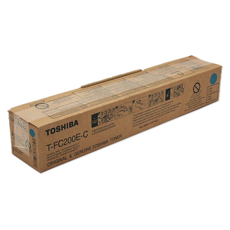 Toshiba Toner T-FC200E TFC200E Cyan (6AJ00000119)(6AJ00000259)