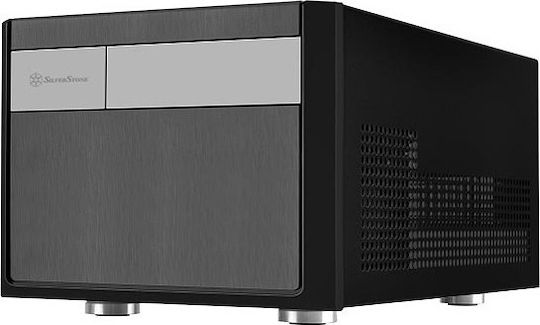 Silverstone Sugo SG11B Mini Tower Κουτί Υπολογιστή Μαύρο
