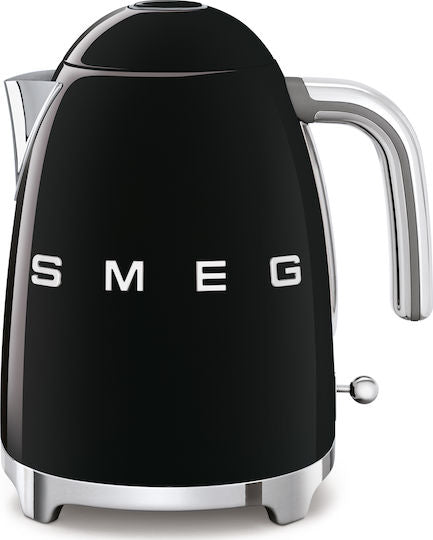 Smeg 50's Style Electric Kettle, Black, Model KLF03BLEU