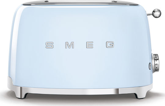 Smeg Φρυγανιέρα 2 Θέσεων 950W Μπλε TSF01PBEU
