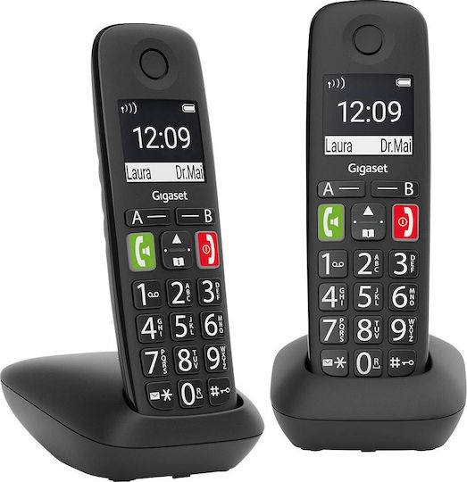 Gigaset Wireless Phone E290 Duo Black (L36852-H2901-D201)