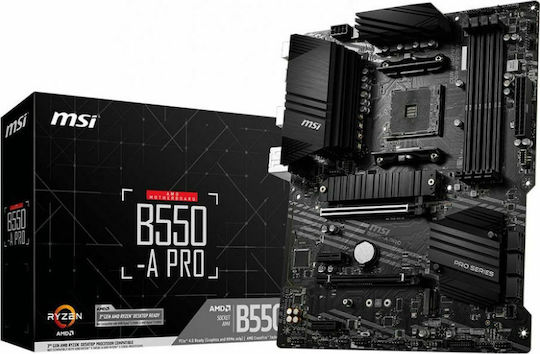MSI B550-A PRO Μαθηματική Μητρική Κάρτα (Μαύρη)
