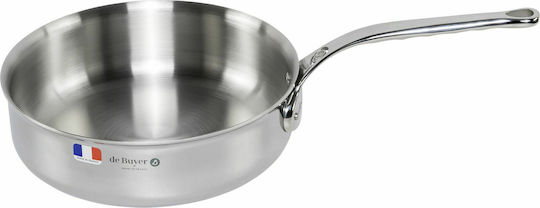 De Buyer Affinity Sauteuse Stainless Steel straight 24 cm