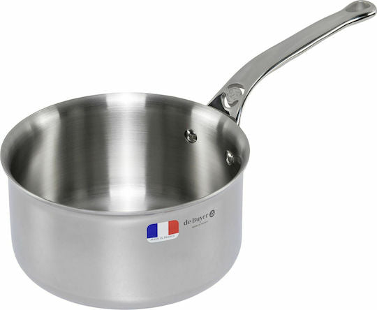 De Buyer Affinity Casserole Stainless Steel with Lid 18 cm