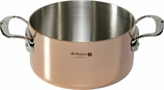 De Buyer Prima Matera Saucepot Copper/Steel 20 cm - Induction Compatible