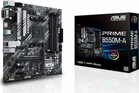 Asus Prime B550M-A Motherboard Micro ATX με AMD AM4 Socket 90MB14I0-M0EAY0