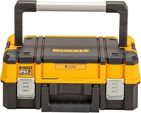 DEWALT TSTAK Εργαλειοθήκη Χειρός Πλαστική με Ταμπακιέρα και Αφρολέξ Π55xB37xΥ41cm