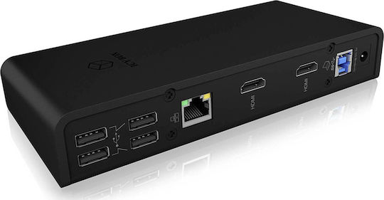 Icy Box IB-DK2251AC (USB, HDMI, USB-C)
