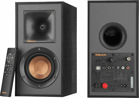 Klipsch R-41PM Αυτοενισχυόμενα Ηχεία με Bluetooth 35W (Ζεύγος) Μαύρα