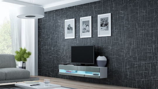 Cama TV stand VIGO NEW 30/140/40 white/grey gloss