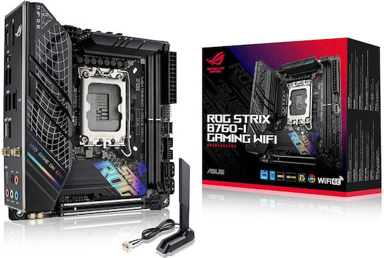 MB ASUS ROG STRIX B760-I GAMING WIFI (Intel, 1700, DDR5, mITX)