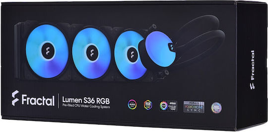 Fractal Design Lumen S36 RGB V2 Υδρόψυξη Τριπλού Ανεμιστήρα