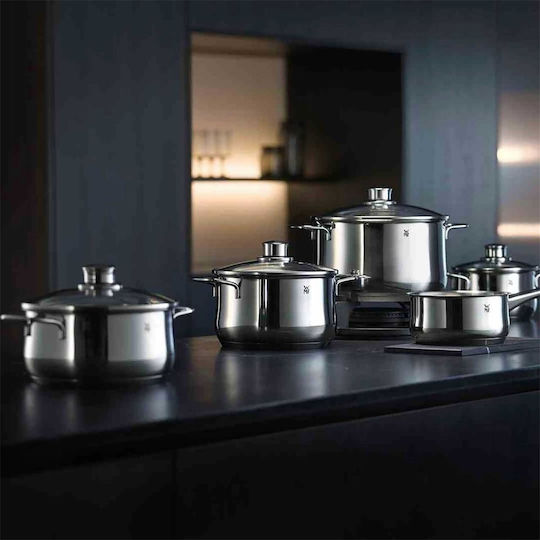 WMF Diadem Plus 5-Piece Cookware Set, Silver
