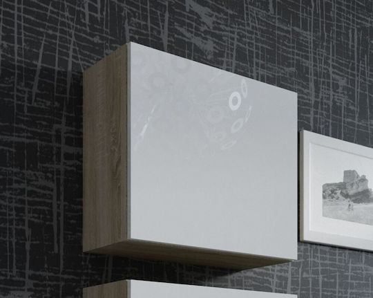 Cama Square cabinet VIGO 50/50/30 sonoma oak/white gloss
