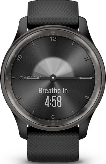 Garmin vivomove Trend LCD 40 mm Hybrid 254 x 346 pixels Touchscreen Black GPS (satellite)