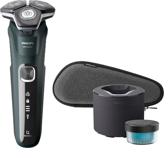 Philips Series 5000 S5884/50 Περιστρεφόμενη Ξυριστική Μηχανή Προσώπου Επαναφορτιζόμενη