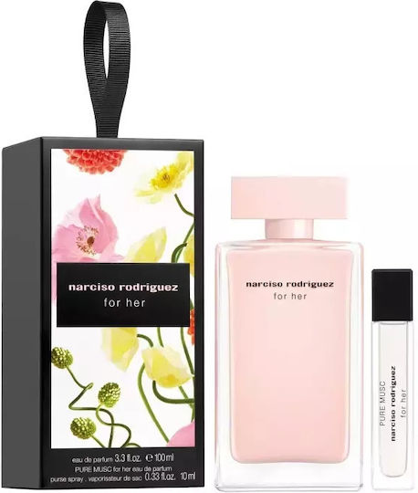 Narciso Rodriguez For Her EDP 100 ml + EDP MINI Pure Musc 10 ml (woman)