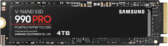Samsung 990 PRO 4 TB NVMe SSD (M.2 2280, PCIe 4.0)