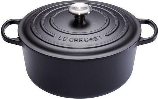 Le Creuset Signature Casserole round 28 cm black