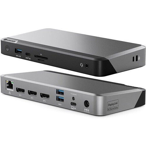 Alogic 100W USB-C DX3 Triple 4K Display Docking Station