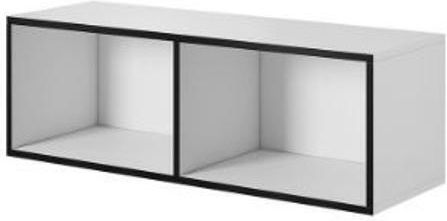 Cama open storage cabinet ROCO RO2 112/37/37 white/black