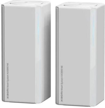 Xiaomi Mesh System AX3000 Access Point Wi‑Fi 6 Dual Band (2.4 & 5GHz) σε Διπλό Kit Λευκό