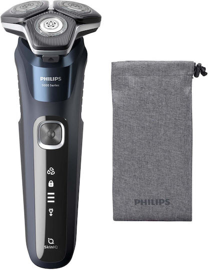Philips Series 5000 S5885/10 Περιστρεφόμενη Ξυριστική Μηχανή Προσώπου Επαναφορτιζόμενη