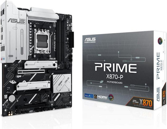 ASUS PRIME X870-P AMD X870 Socket AM5 ATX