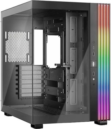 Be Quiet Light Base 600 DX Gaming Midi Tower Κουτί Υπολογιστή με Πλαϊνό Παράθυρο και RGB Φωτισμό Μαύρο
