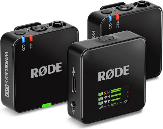 Rode Wireless GO Gen3 Σετ Ασύρματο Πυκνωτικό Μικρόφωνο Πέτου, Clip On Δημοσιογραφικό