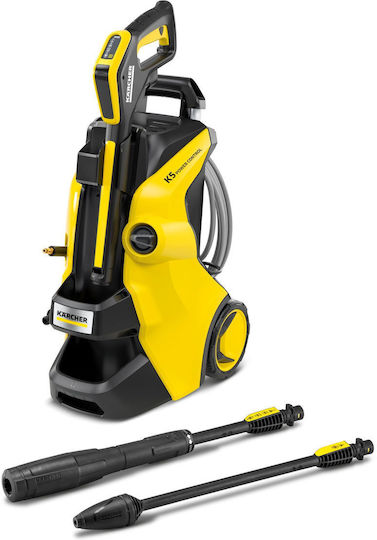 Kärcher K 5 Power Control Flex pressure washer Upright Electric 500 l/h Black, Yellow