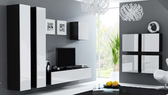 Cama Square cabinet VIGO 50/50/30 black/white gloss