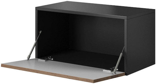 Cama full storage cabinet ROCO RO3 75/37/39 antracite/wotan oak