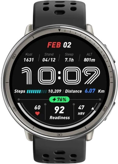 Amazfit Active 2 Round Black W2437Gl7N