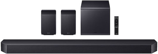 Samsung HW-Q990F Soundbar 11.1.4 Bluetooth, HDMI και Wi-Fi με Ασύρματο Subwoofer και Τηλεχειριστήριο Μαύρο