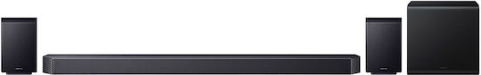 Samsung HW-Q930F Soundbar 9.1.4 Bluetooth, HDMI και Wi-Fi με Ασύρματο Subwoofer και Τηλεχειριστήριο Μαύρο