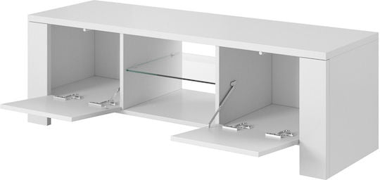 Cama TV stand WEST 42/130/42 white/white gloss