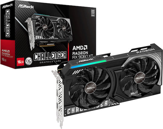 ASRock RX9060XT 16GB DDR6 Graphics Card