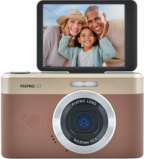Kodak Pixpro C1 Digital Camera Mobile Screen C1 BROWN