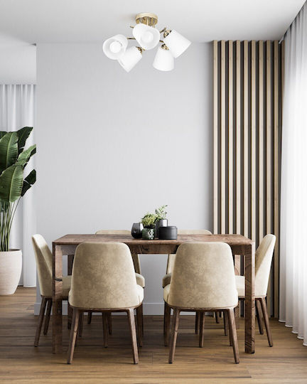 Activejet Pendant Lamp AJE-EMILY 3P Gold E27 3x40W