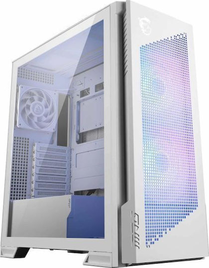 MSI MPG VELOX 300R AIRFLOW PZ Midi Tower Κουτί Υπολογιστή με ARGB Φωτισμό Λευκό