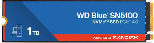 Western Digital Blue SSD 1TB M.2 2280 SN5100 WDS100T5B0E