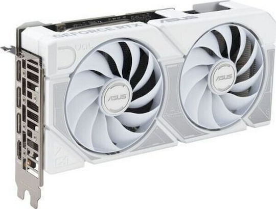 Asus GeForce RTX 5060 8GB GDDR7 Dual White OC Κάρτα Γραφικών