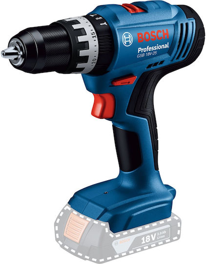 Bosch GSB 18V-25 Professional Δραπανοκατσάβιδο Μπαταρίας Solo 18V