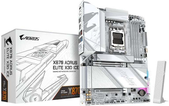Gigabyte X870E AORUS ELITE X3D ICE (X870,AM5,ATX,DDR5)
