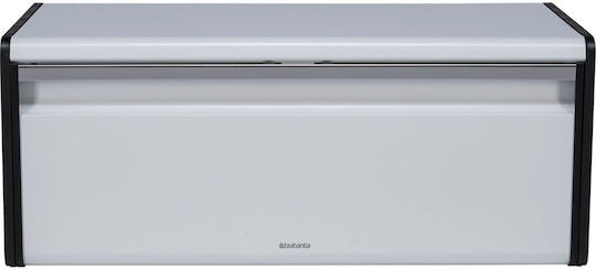 Brabantia Fall Front Bread Bin Square Front, white
