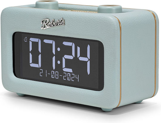 Roberts Revival Rest Φορητό Ραδιόφωνο Επαναφορτιζόμενο DAB+ με Bluetooth Duck Egg Blue