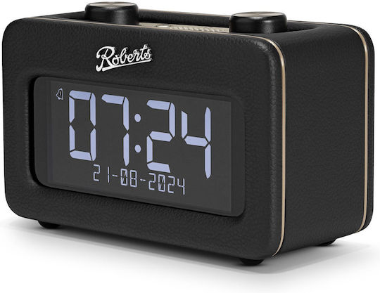 Roberts Revival Rest Φορητό Ραδιόφωνο Επαναφορτιζόμενο DAB+ με Bluetooth Μαύρο